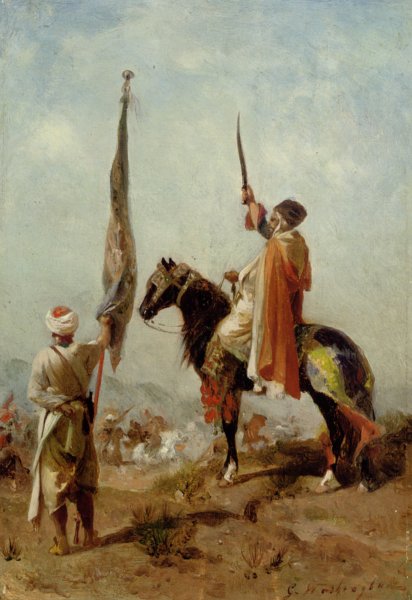 Main Product Photo of Rousing the Troops Painting by Georges Washington