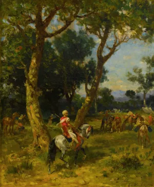 The Sheik by Georges Washington Oil Painting