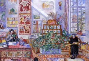 Interior by Georgette Agutte - Oil Painting Reproduction