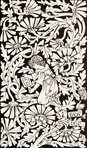 Spring  by Georgie Cave France - Hand-Painted Oil Painting Reproduction
