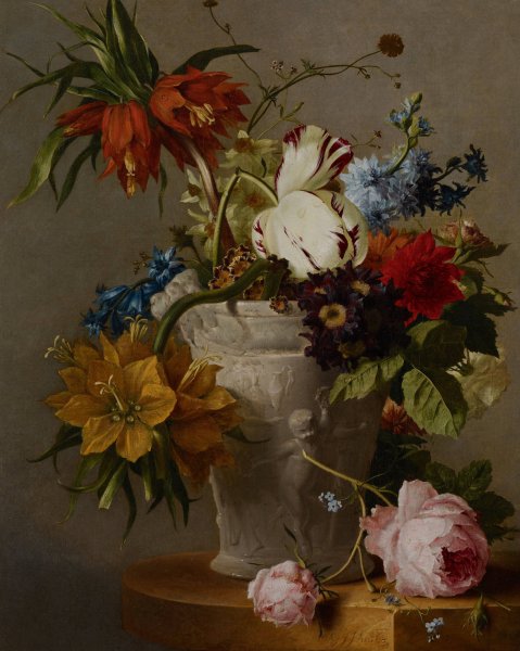 Main Product Photo of An Arrangement with Flowers  Painting by Georgius Jacobus Johannes Van Os