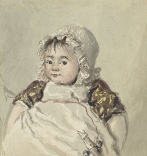 Portret van Cornelia Johanna van Os by Georgius Jacobus Johannes Van Os Oil Painting