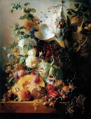 Still-Life of Fruit by Georgius Van Os Oil Painting