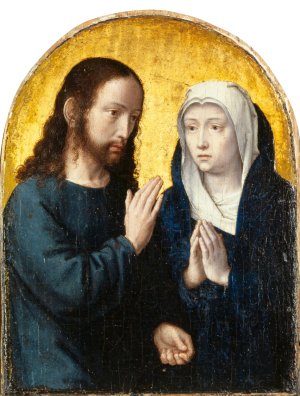 Christ Taking Leave of His Mother by Gerard David Oil Painting