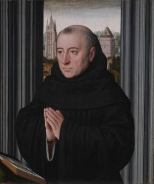 Portrait of a Monk by Gerard David Oil Painting