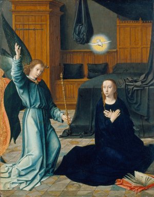 The Annunciation by Gerard David Oil Painting
