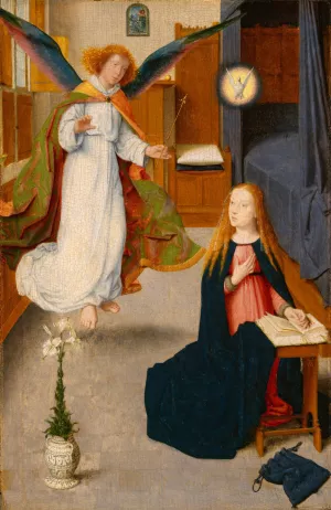 The Annunciation by Gerard David Oil Painting