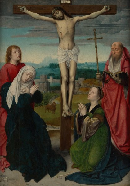 Main Product Photo of The Crucifixion  Painting by Gerard David