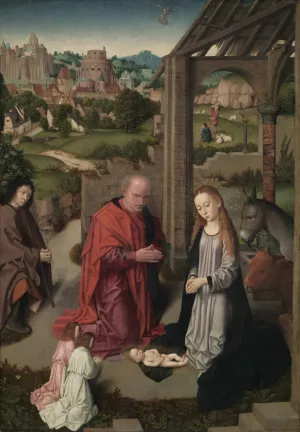 The Nativity by Gerard David Oil Painting