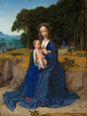 The Rest on the Flight into Egypt by Gerard David Oil Painting