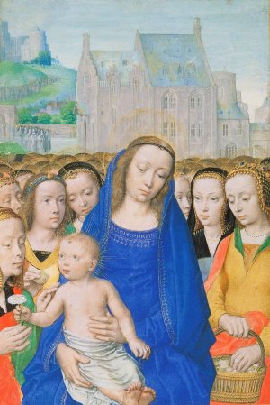 Virgin and Child with Female Saints by Gerard David Oil Painting