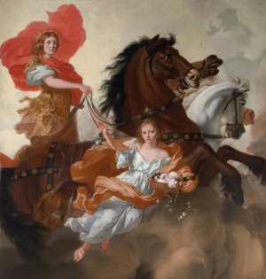 Apollo and Aurora by Gerard De Lairesse Oil Painting