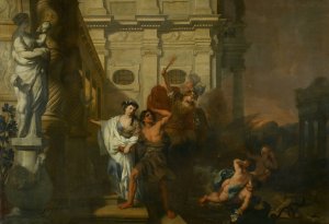 De tuchtiging leidt een behoeftige by Gerard De Lairesse Oil Painting