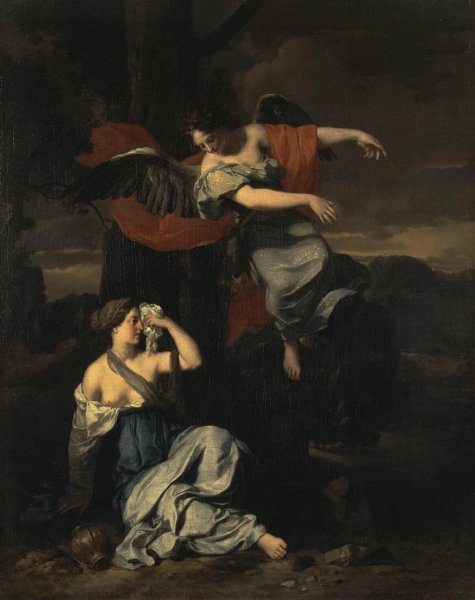 Hagar in the Desert by Gerard De Lairesse - Hand-Painted Oil Painting Reproduction