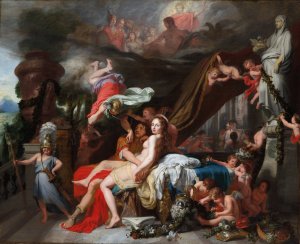 Hermes Ordering Calypso To Release Odysseus by Gerard De Lairesse Oil Painting