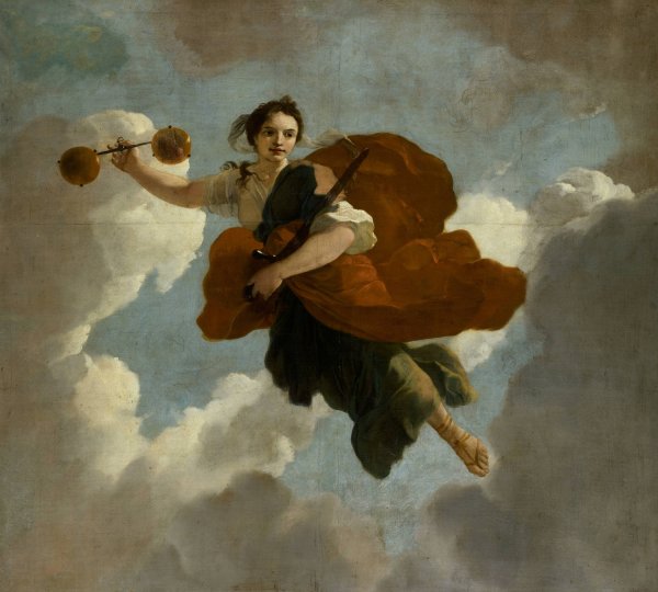 Justitia; Allegorische voorstelling van de verzorging van leprozen en onnozelen  by Gerard De Lairesse - Hand-Painted Oil Painting Reproduction