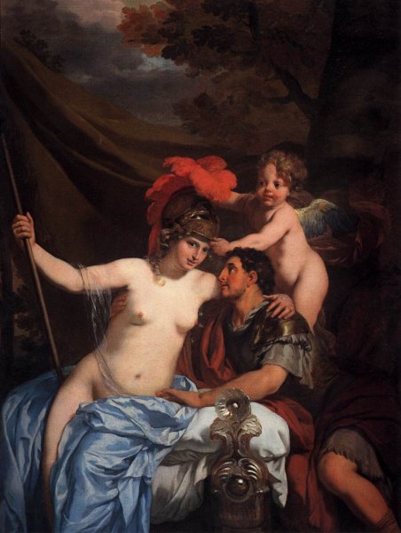 Odysseus and Calypso by Gerard De Lairesse - Hand-Painted Oil Painting Reproduction