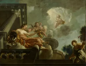 Religio begunstigt Abondantia ; Allegorische voorstelling van de verzorging van leprozen en onnozelen by Gerard De Lairesse Oil Painting
