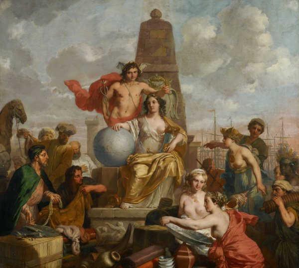 The City Virgin of Amsterdam  by Gerard De Lairesse - Hand-Painted Oil Painting Reproduction