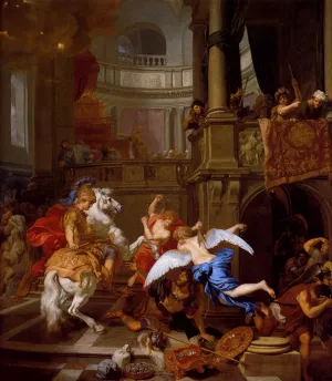 The Expulsion of Heliodorus from the Temple painting by Gerard De Lairesse