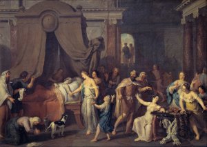 Alcestis and Admetus by Gerard Hoet Oil Painting