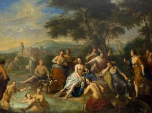 Diana and her Nymphs by Gerard Hoet Oil Painting