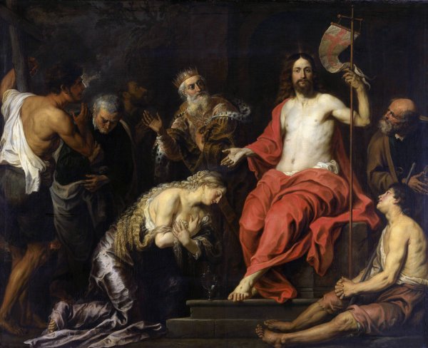 Main Product Photo of Christ and the Penitent Sinners  Painting by Gerard Seghers