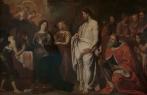 Christ Returning from Purgatory by Gerard Seghers Oil Painting