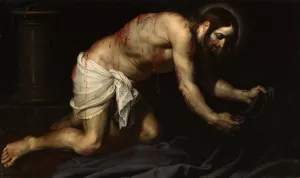 Le Christ apres la flagellation by Gerard Seghers Oil Painting