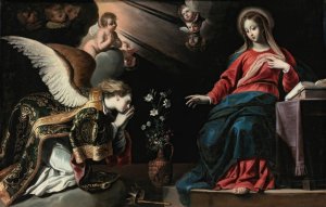 The Annunciation by Gerard Seghers Oil Painting