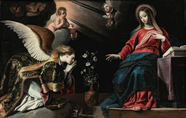 Main Product Photo of The Annunciation Painting by Gerard Seghers