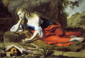 The Repentant Magdalen by Gerard Seghers Oil Painting