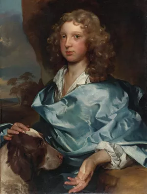 Portrait Of A Young Gentleman Of The Ashley-Cooper Family Oil painting by Gerard Soest