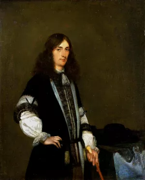 Francois de Vicq, Burgomaster of Amsterdam for several Terms from 1697 on by Gerard Ter Borch Oil Painting
