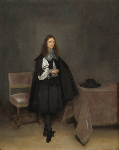 Gerhard van Suchtelen  by Gerard Ter Borch - Hand-Painted Oil Painting Reproduction
