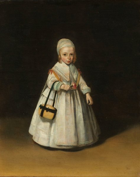 Helena van der Schalcke  by Gerard Ter Borch - Hand-Painted Oil Painting Reproduction