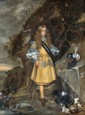 Memorial Portrait of Moses ter Borch by Gerard Ter Borch Oil Painting