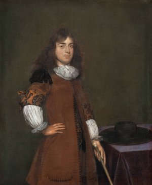 Portrait of a Man by Gerard Ter Borch Oil Painting