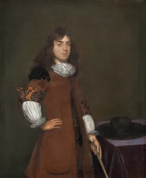 Portrait of a Man by Gerard Ter Borch Oil Painting