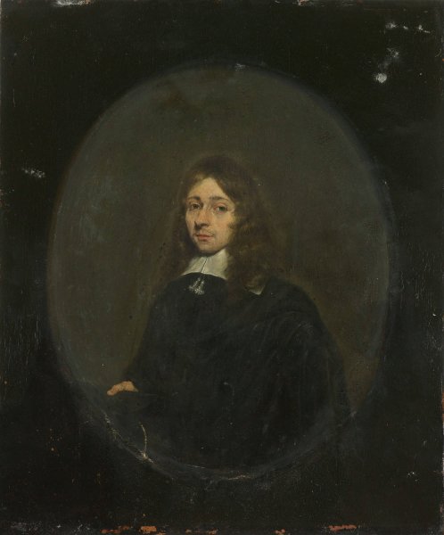 Portrait of a Man  by Gerard Ter Borch - Hand-Painted Oil Painting Reproduction