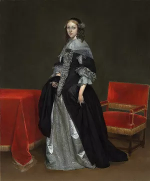 Portrait of a Woman by Gerard Ter Borch Oil Painting