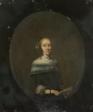 Portrait of a Woman by Gerard Ter Borch Oil Painting