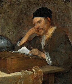 The Philosopher Heraclitus by Gerard Ter Borch Oil Painting