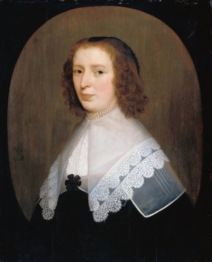Anna van den Corput by Gerard Van Honthorst Oil Painting