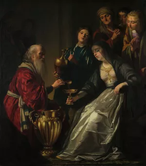 Artemisia by Gerard Van Honthorst Oil Painting