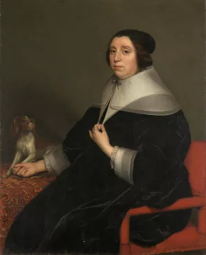 Portrait of a Woman by Gerard Van Honthorst Oil Painting