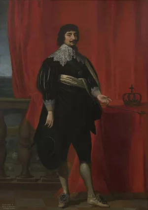 Portrait of Frederick V, King of Bohemia by Gerard Van Honthorst Oil Painting