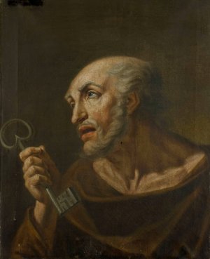 St Peter by Gerardus Laurentius Keultjes Oil Painting