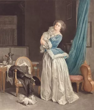 Le Triomphe De Minette by Geraud Vidal Oil Painting