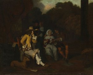 A Musical Party by Gerbrand Van Den Eeckhout Oil Painting